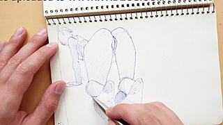 oh man bent over my big latina ass for doggy foot fetish quick sketch vibes