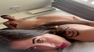damn this brazilian milf's pink pussy moans through bedroom orgasm 😍🍆💦