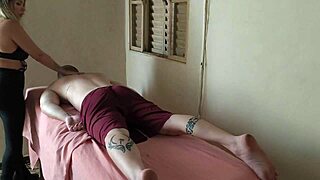 big ass mommy offers wet pussy massage bareback monster cock