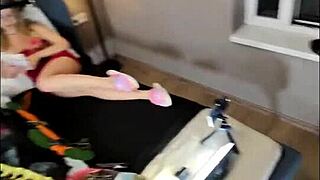 stunning college girl tries halloween outfits turns into big tits porn haul