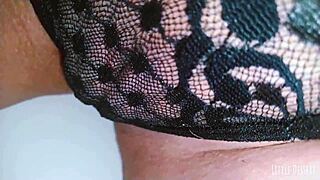 naughty latina babe fingers shaved pussy hard in public restroom