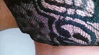 naughty latina babe fingers shaved pussy hard in public restroom