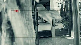 Gorgeouz masturbates shaved pussy then takes monster cock ass to mouth cumshot