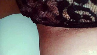 naughty latina babe fingers shaved pussy hard in public restroom