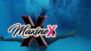 curvy brunettes maxine delve deep into wet cunnilingus passion