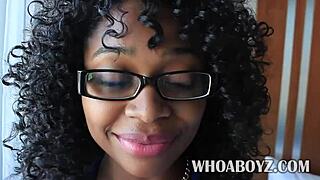 Bootylicious ebony babe's oral got me shakin bad