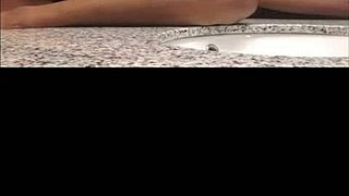 Babymama bent over begging for my monster black cock doggystyle pounding??