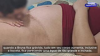 Married Housewife Cums on Cuckold Tongue Almost Caught by Son