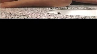 Babymama bent over begging for my monster black cock doggystyle pounding??