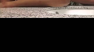 Babymama bent over begging for my monster black cock doggystyle pounding??