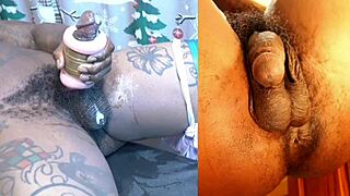 Big muscular guy worships ass rims deep then cums in mouth compilation