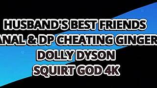 omg husbands best mate dp's cheating ginger dolly dyson till she squirts