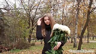 At nine months pregnant, these long outdoor walks leave me craving fetish release