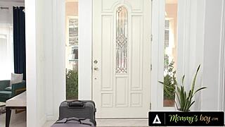 hey stacked milf alexis malone oils up exchange student in nuru massage