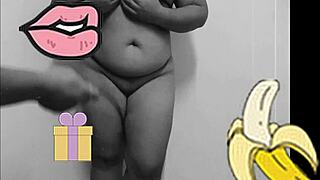 Curvy BBW Grandma Forces Dance with Huge Tits and Big Ass Swinging