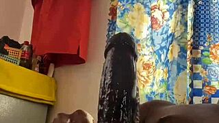 horny bbc student jerks huge monster cock after class dreaming of pounding teacher pussy