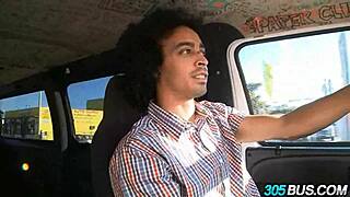 Innocent Blonde Teen Lured into Public Bus Blowjob for Cash by Stranger's Cock