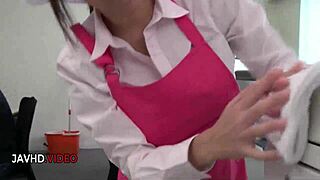 Chihiro Akino Sucks Hardcore Then Takes Office Creampie Load
