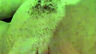 Curvy Milf Flaunts Massive Bush and Tits in Dawn Masturbation Tease