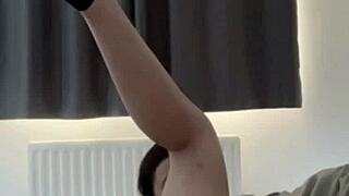 Step Daughter Masturbates While Step Dad Listens Next Door