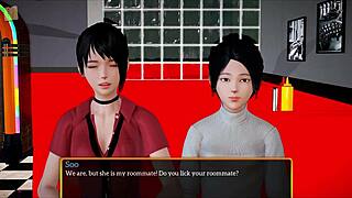 my new brunette milf steps into family life with hot teen fun