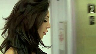 Busty Babe's Feet Drenched in Hot Cumshot