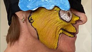 whoa stepmom, your deep throat swallow of my huge cock sperm is unreal hot