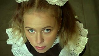 schoolbabe couldn't get home? flexible teen bound in panties takes daddy's rough anal assfucking to mouth with face fucking and gaping tight pussy 😈