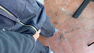 i accidentally fuck neighbor wife deepthroat blowjob cum in mouth laundry room