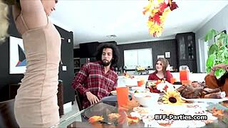 thanksgiving party teens, you ready to feast on cocks rimjobs and interracial group action all night long???