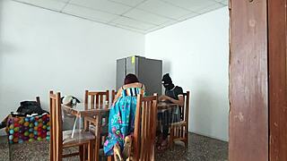 Sinful Cute Latina Maid Spreads Her Tight Pussy Wide for Daddy's Kinky Gaze