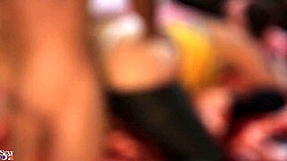 French amateur in satin lingerie bra thong heels rims balls licks then doggystyle dirty talk