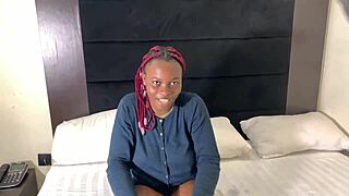 ever wonder what happens in casting with pretty horny ebony babe black tits interview homemade?