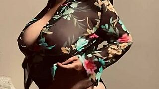 Woman fingers wet pussy deeply leading to explosive cumshot finish