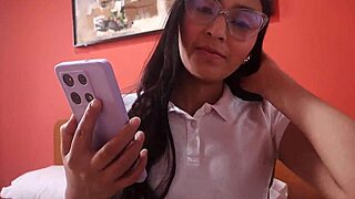 Petite Latina Babysitter Begs Stepdad for Bent-Over Pussy Pounding Close-Up