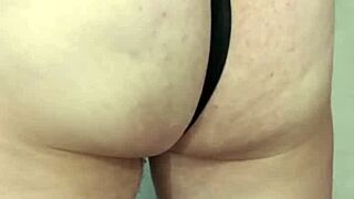 Humiliated Small Cock Man Sniffs Panties While Undressing