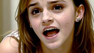 Hey, think you can handle Emma Watson's wild cum challenge game?