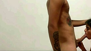 Colombian Goddess in Lingerie Gives Messy Deepthroat and Tan Line Reveal