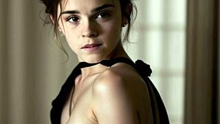 Hey, think you can handle Emma Watson's wild cum challenge game?