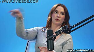 Siri Dahl Fingers Hairy Pussy Close-Up During Erotic Casting Interview