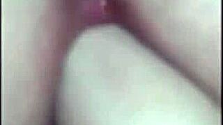 short intense fisting stretches her huge tits pussy wide