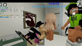 a wild random orgy erupts among players in roblox brookhaven