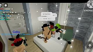 a wild random orgy erupts among players in roblox brookhaven