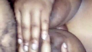 Sweet BBW with Big Tits Sucking Pussy