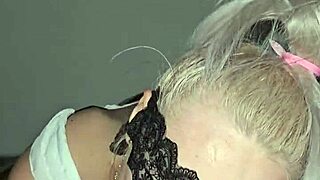 Girlfriend Hears Stepsister Getting Fucked Next Door In Fishnets Thong