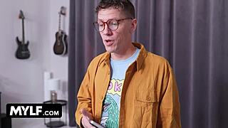 mylf labs bree brooks as nerdy sex teacher shower toy play