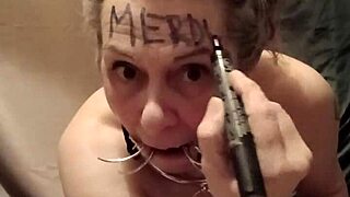 Slave's Mouth Gag Urine Belt Thrashing