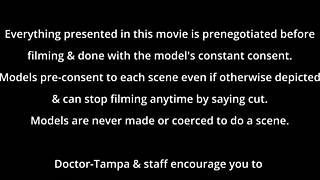 Miss Mars' Face Drips with Thick Cum Load