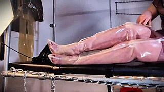 oh god i bow down to my latex goddess mistress for domination tease