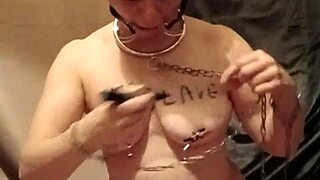 Slave's Mouth Gag Urine Belt Thrashing